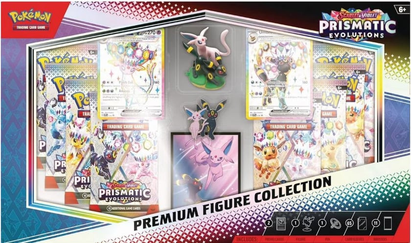 Pokémon Prismatic Evolutions Premium Set – With Figure | Collector Gift