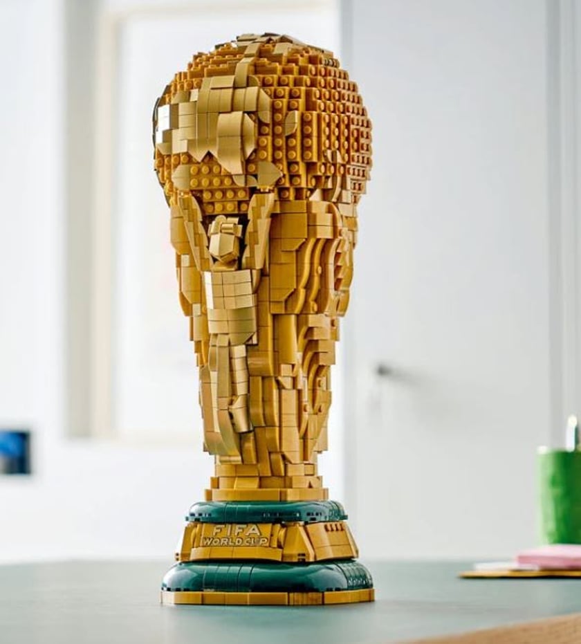 LEGO Icons FIFA World Cup Trophy - Limited Edition Football Collectible 43020 - Iconic Gold Display