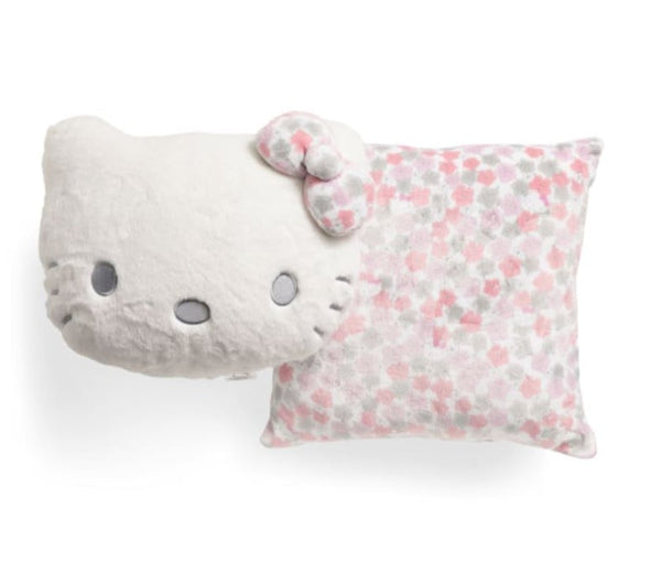 Sanrio Hello Kitty 2-Pack Plush Pillow Set – Adorable Home Décor & Travel Cushions