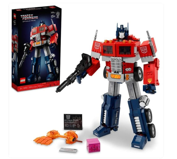 LEGO Icons Optimus Prime 10302 Transformers Set - First Hasbro Collaboration (Retiring July 2026)